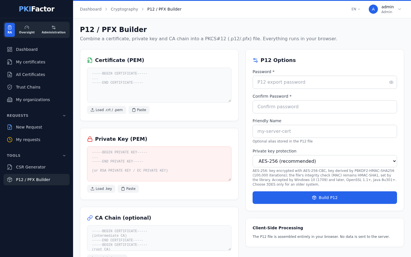 P12 / PFX Builder
